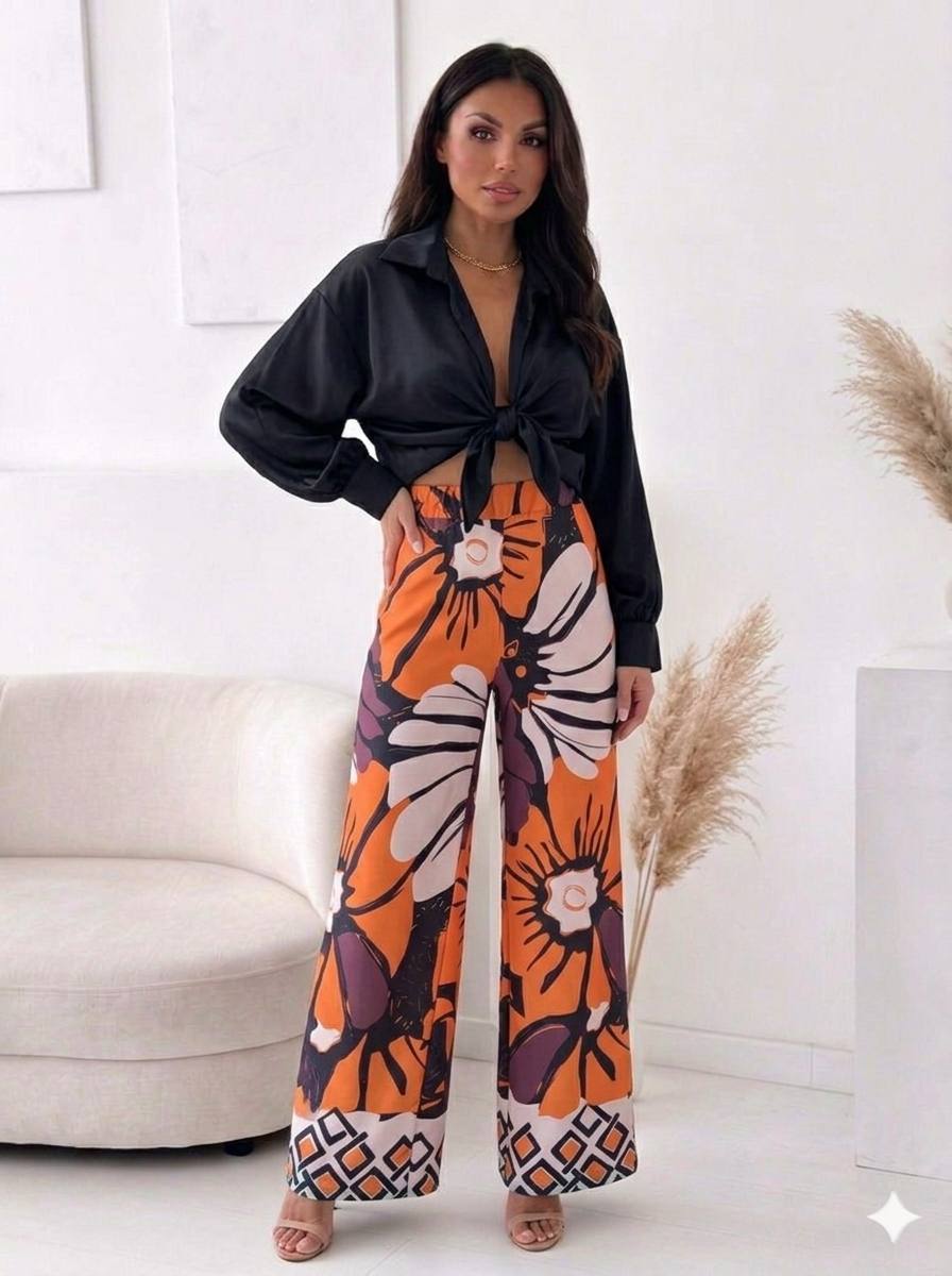 Compleu din satin Lexy negru