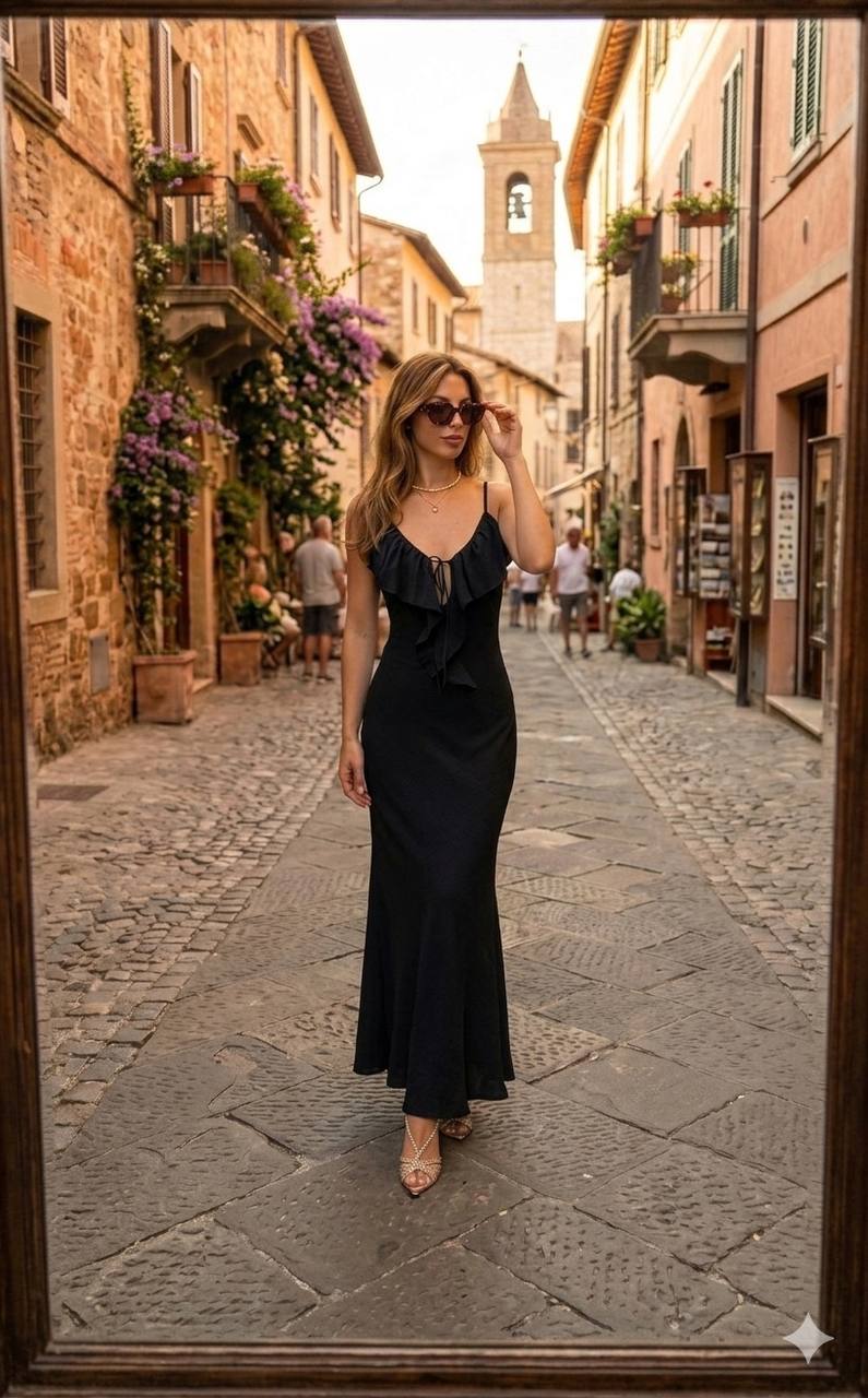 Rochie Lyocell negru