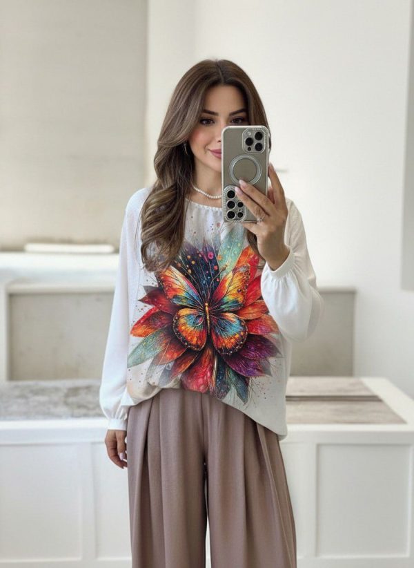 Bluza cu imprimeu floral Ada