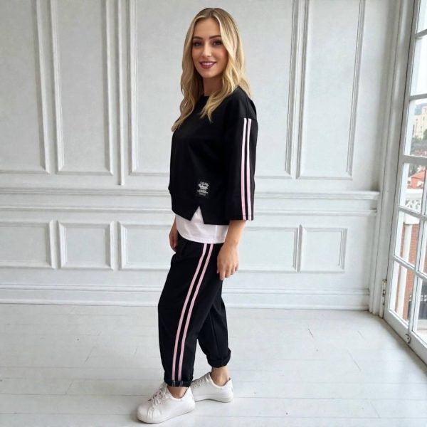 Compleu din bumbac Elize negru
