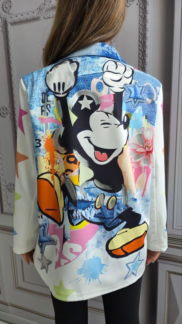 Sacou cu imprimeu Mickey Mouse